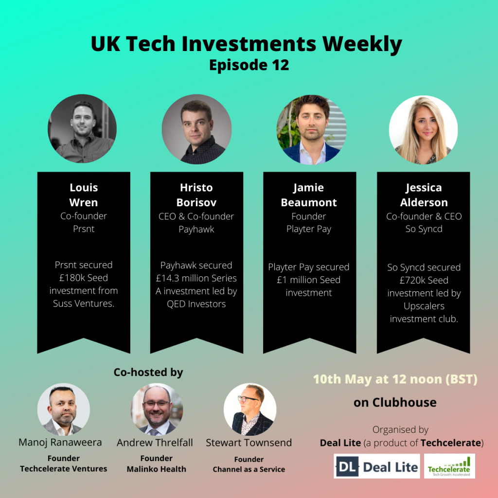 UK Tech Investments Weekly 12