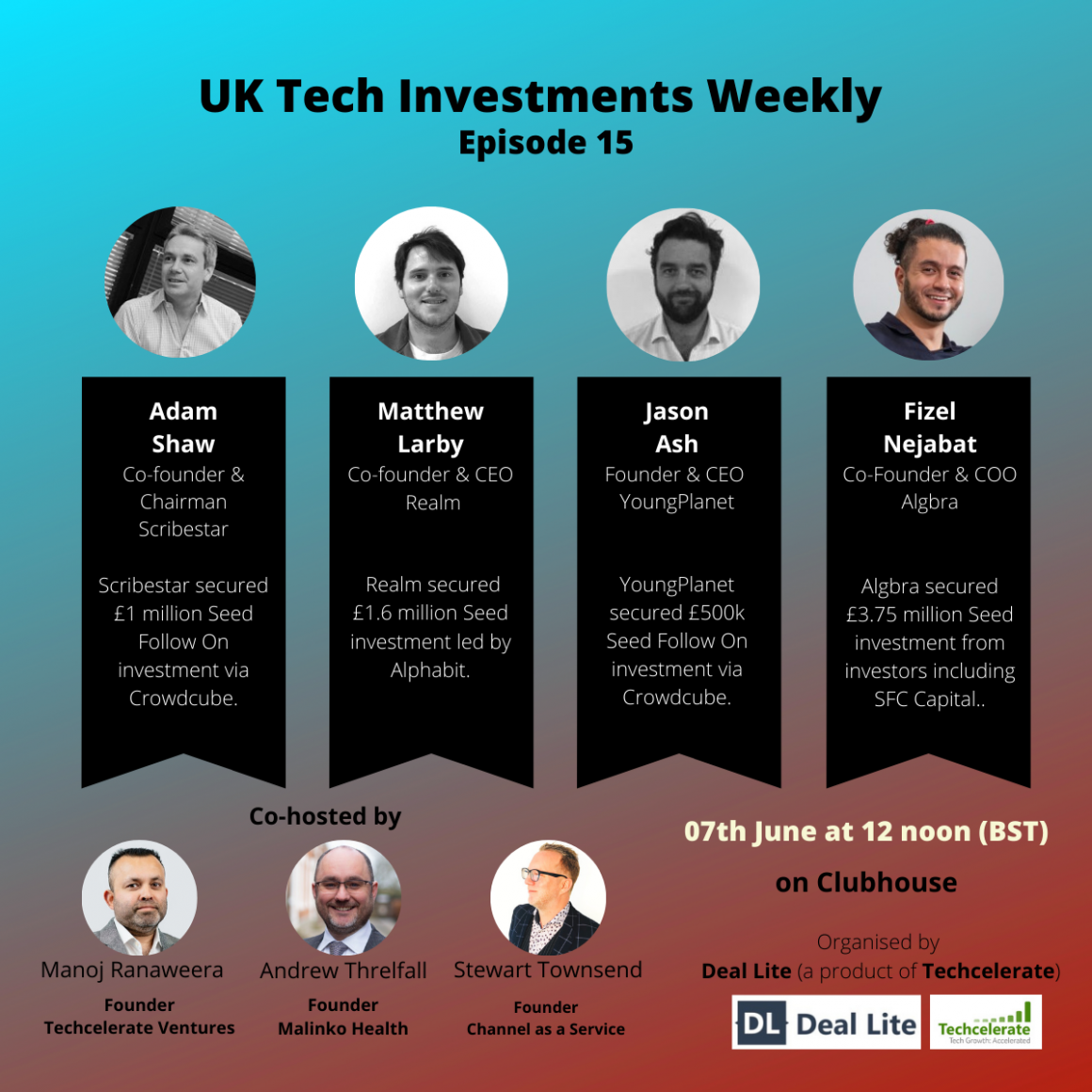 UK Tech Investments weekly 15
